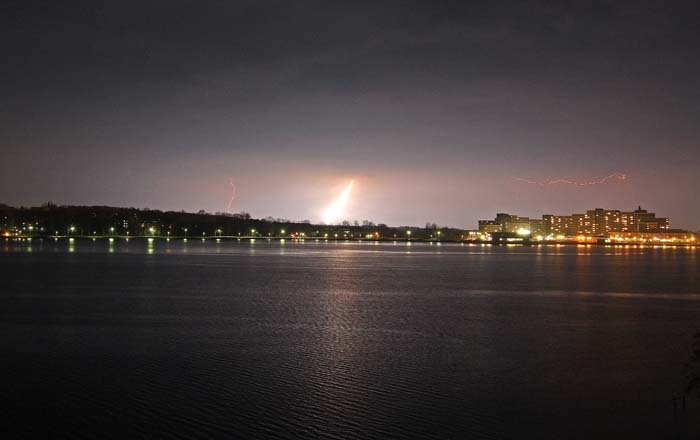 Feuer ber der Ostsee